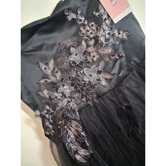 NWT Formal Party Dress Dance Prom Retro Y2K Boho Whimsigoth Size XS/Small - Picture 4 of 8